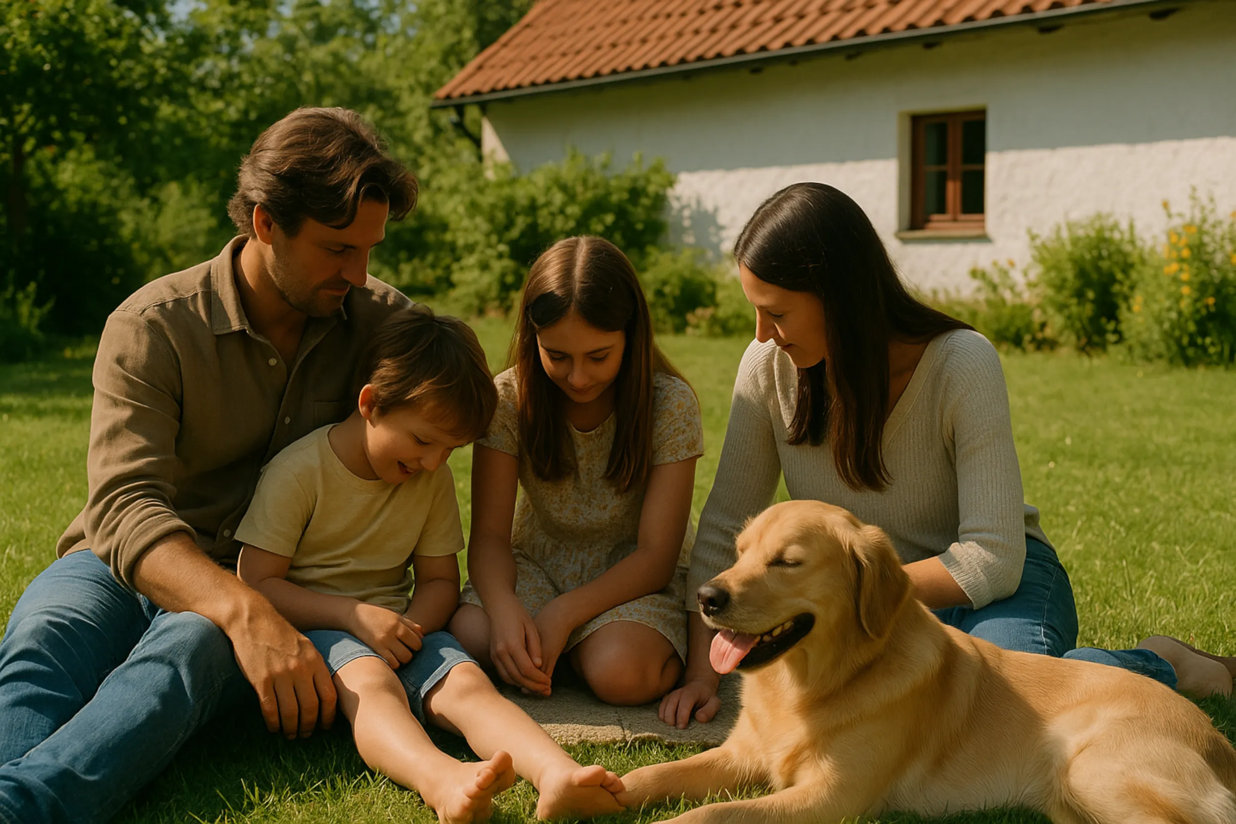 Radostné chvíle pro celou rodinu
